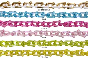 AC1016  Acrylic/Plastic Pin Ball Chain CHOOSE COLOR BELOW