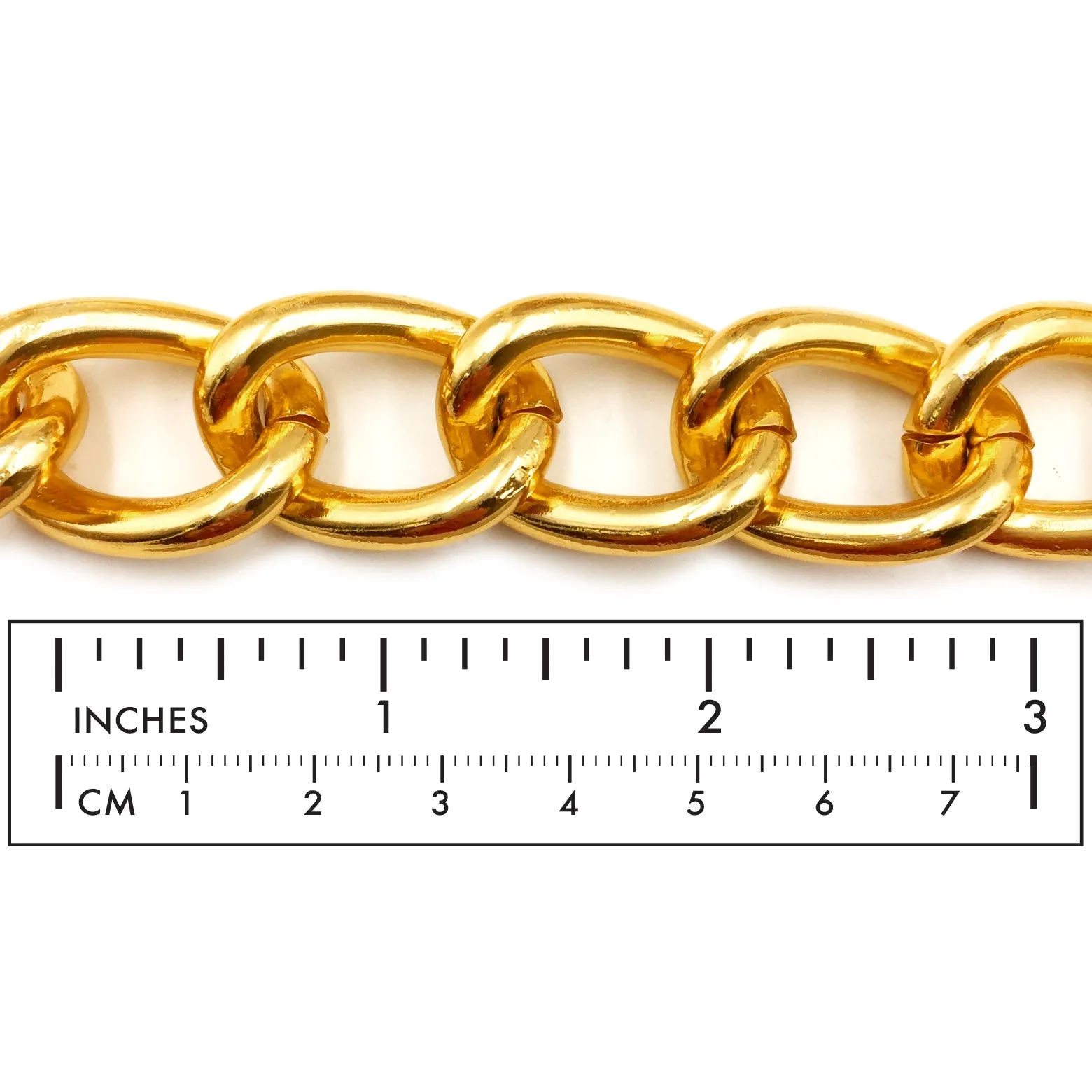 ACYF1026 Aluminum Oval Link Chain Chain CHOOSE COLORS BELOW