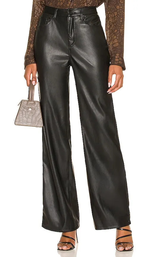 AFRM Dawson Wide Leg Pant in Black