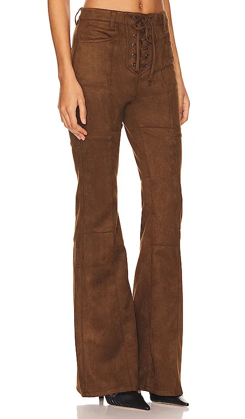 AFRM x Revolve Astrid Pant in Brown