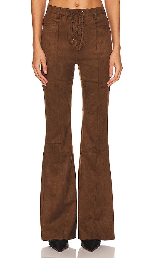 AFRM x Revolve Astrid Pant in Brown