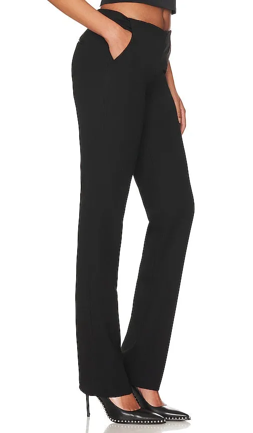 ANINE BING Lula Pant in Black