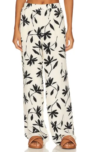 ANINE BING Owen Pant in Black & White