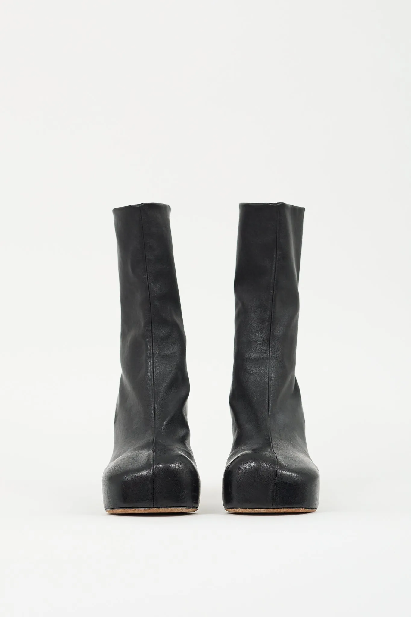 Black Leather The Bold Boot