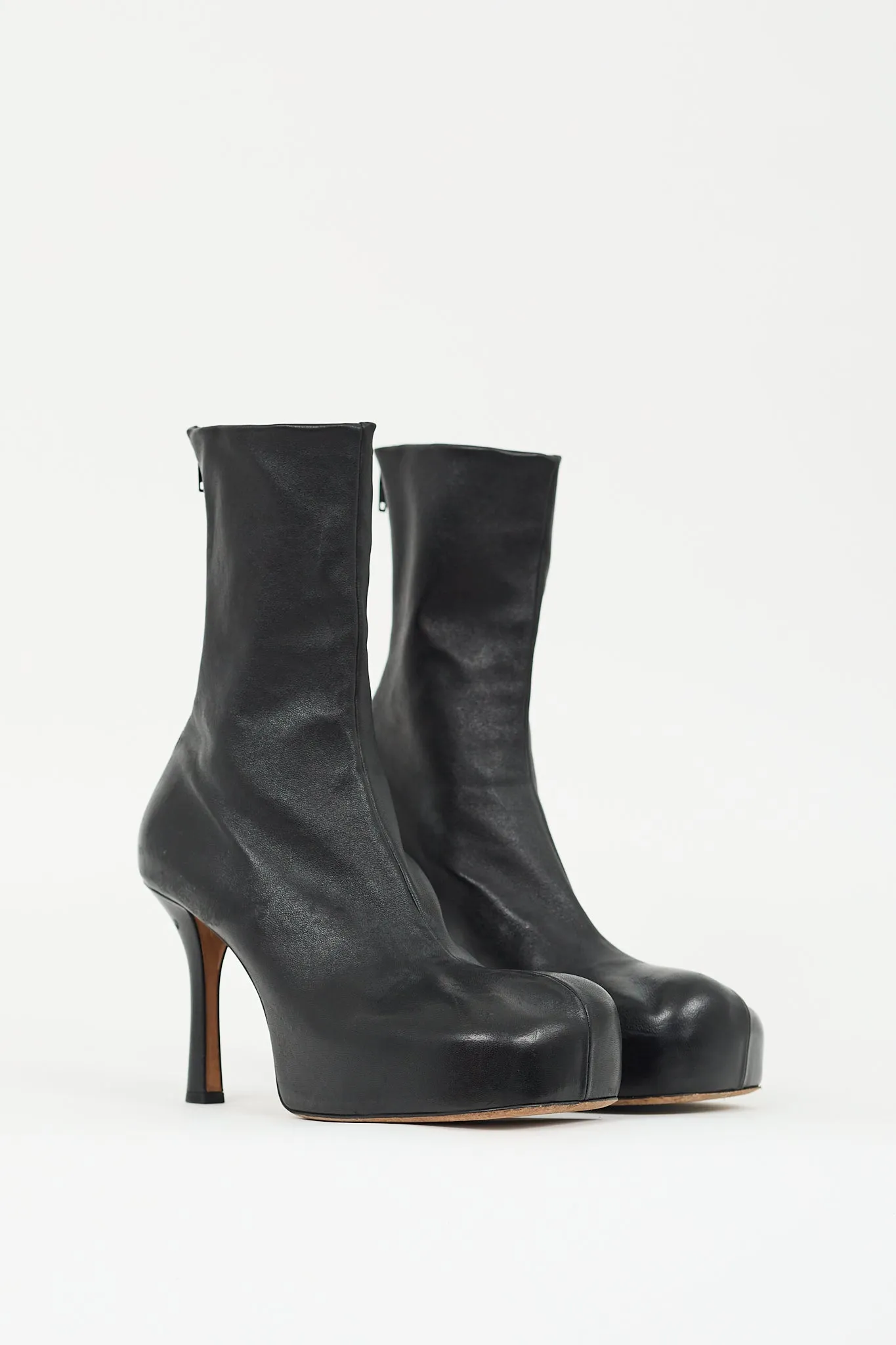 Black Leather The Bold Boot