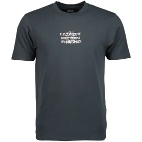 Craftworks Embroidery & Back Graphic T-Shirt