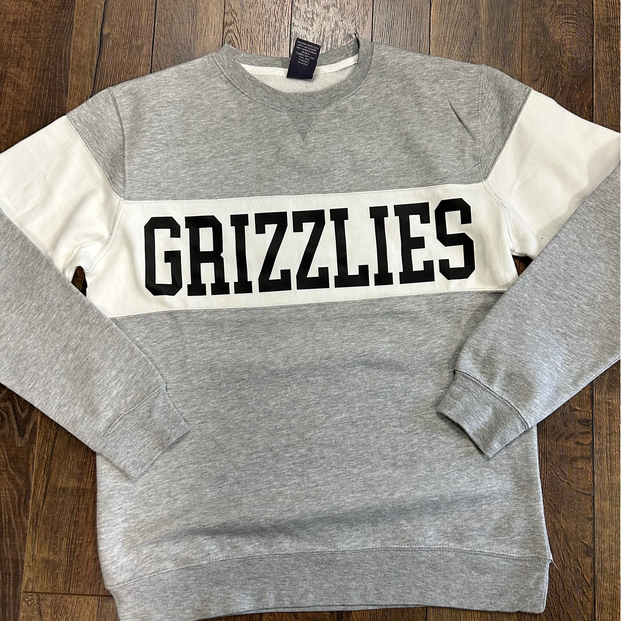Custom School Spirit Mascot Crew Neck Sweatshirt