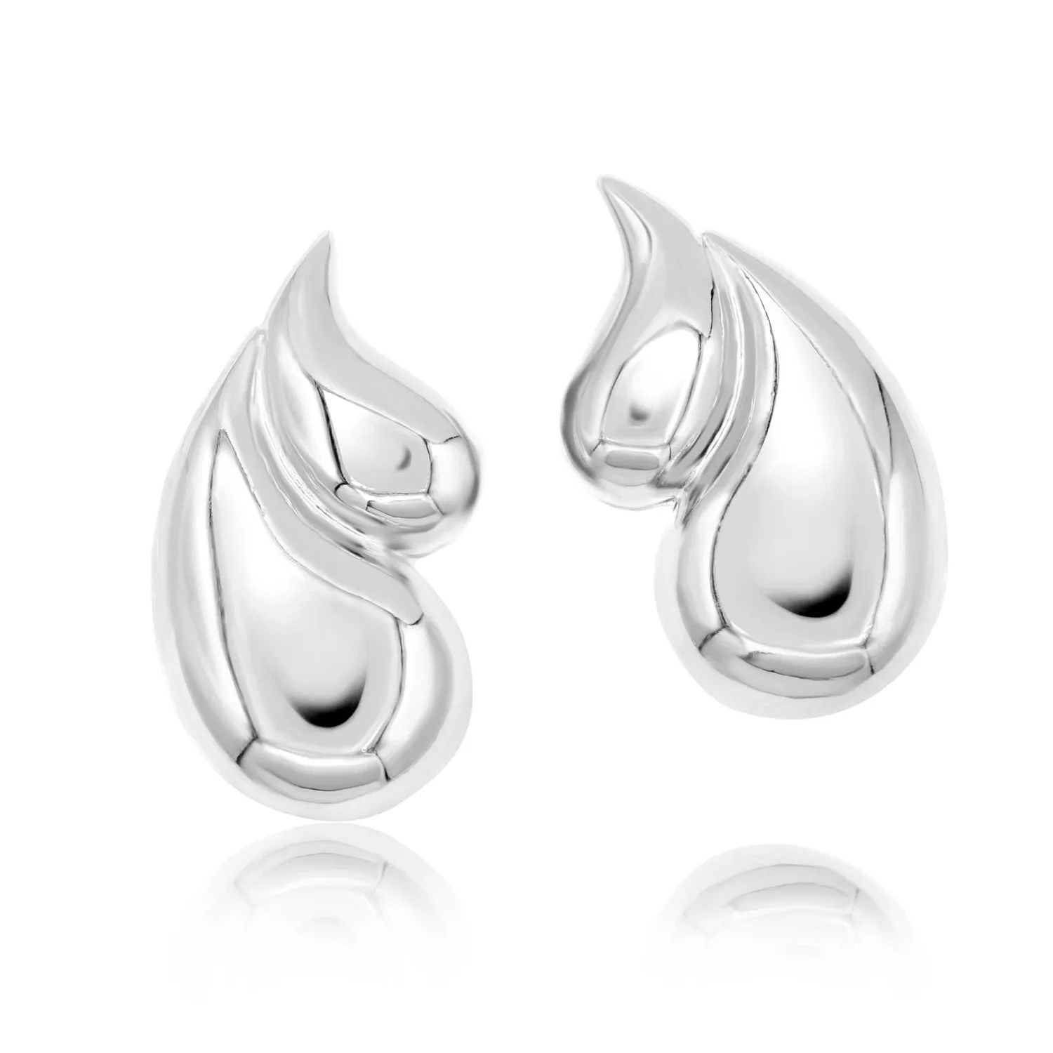 Double Tear Drop Earrings
