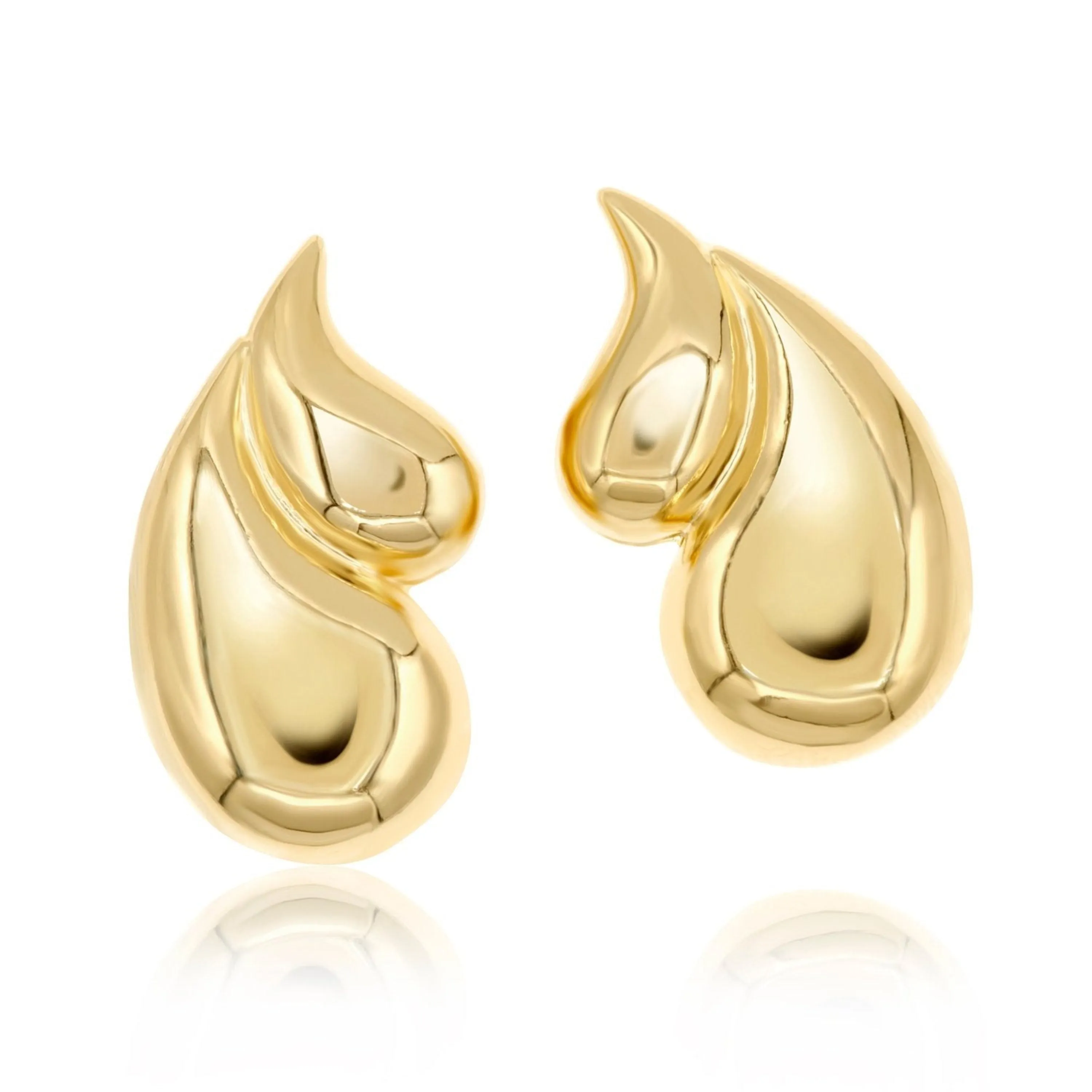 Double Tear Drop Earrings