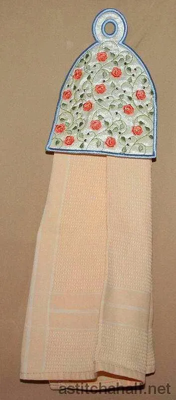 French Rose Towel Toppers