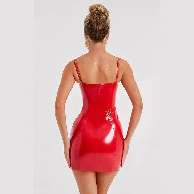 Glossed Edge Dress