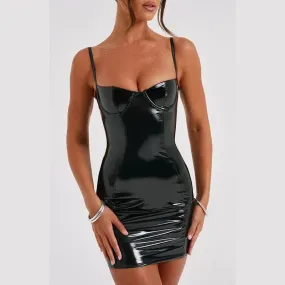 Glossed Edge Dress