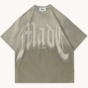 GRADIENT DYE GRAPHIC TEE