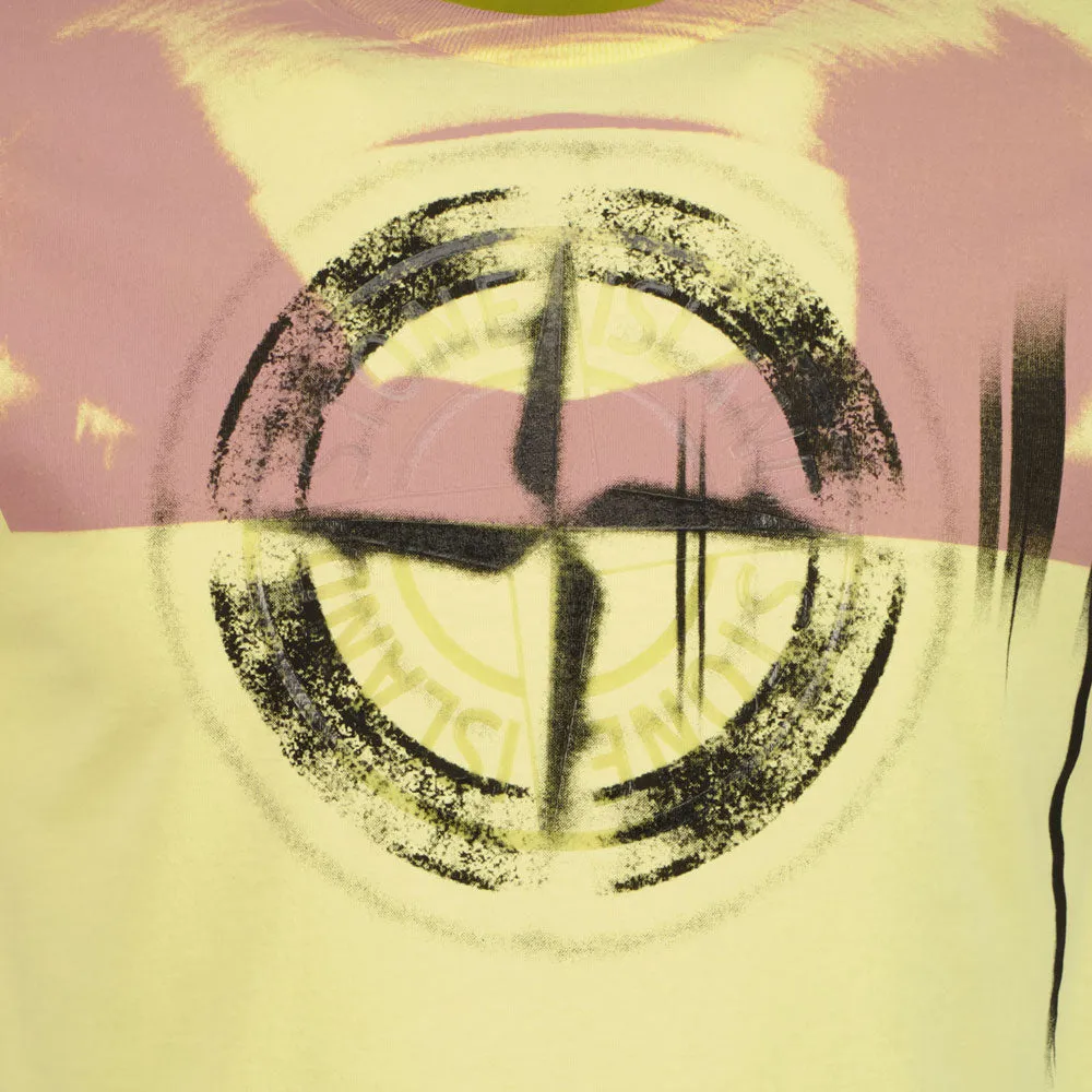 Graphic Compass Logo Print T-Shirt
