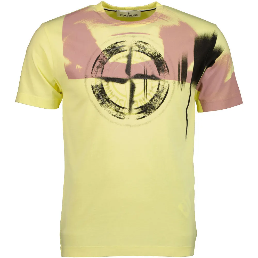 Graphic Compass Logo Print T-Shirt