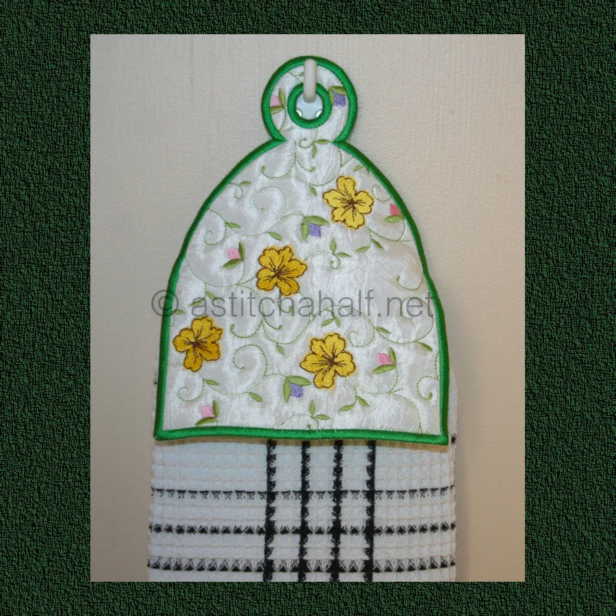 Hibiscus Towel Toppers