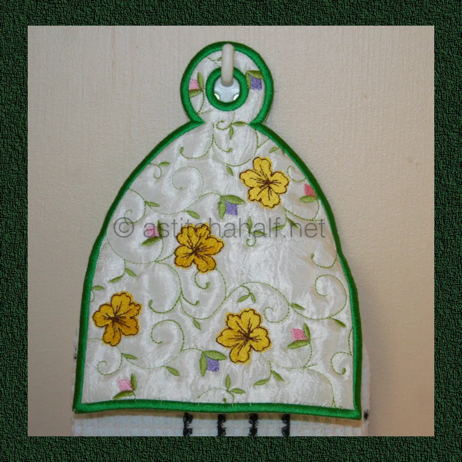 Hibiscus Towel Toppers