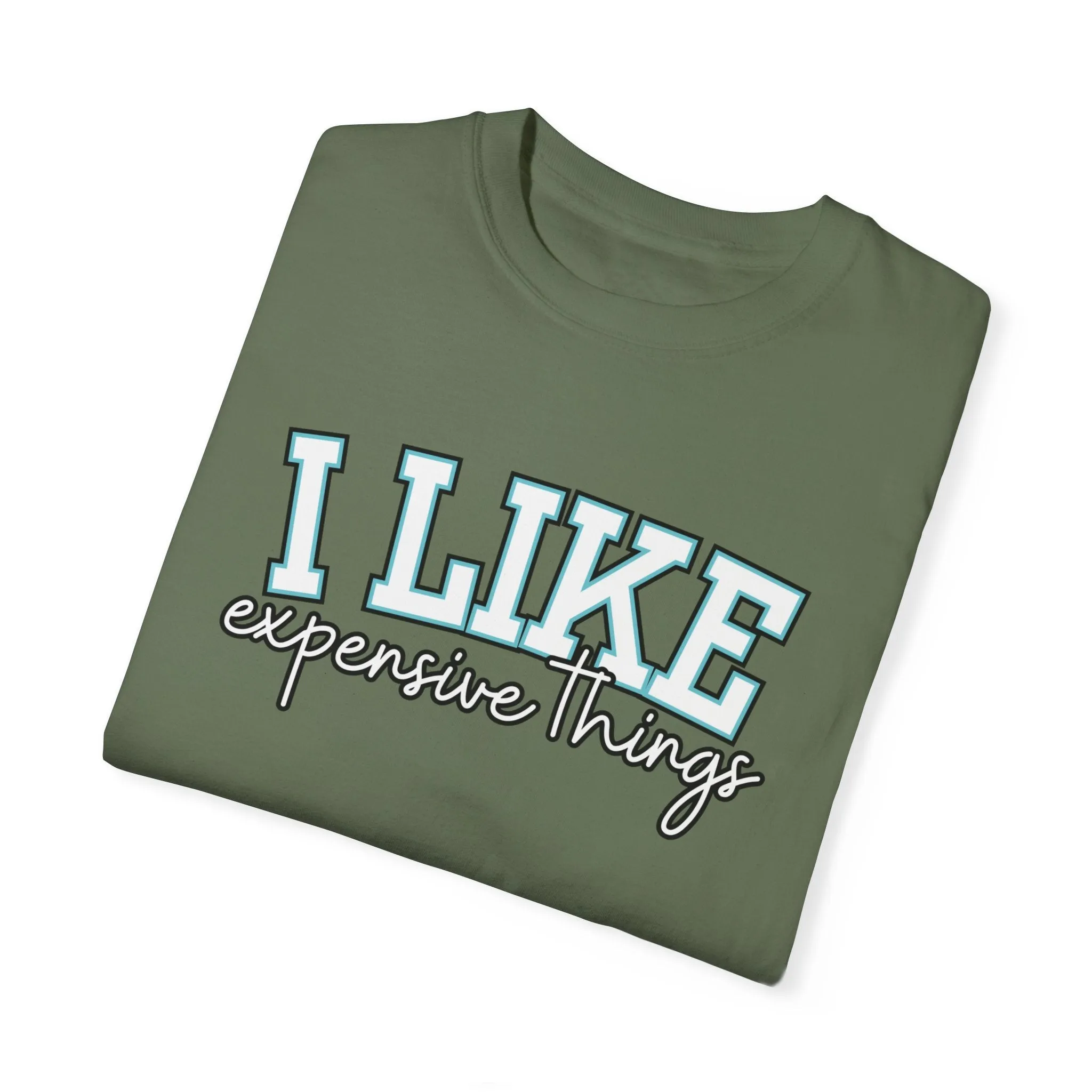 I Like Expensive Things Women's Comfort Colors Chic Statement Tee