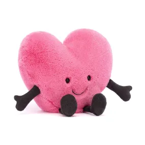 Jellycat Soft Toy Amuseable Pink Heart (With Hands)