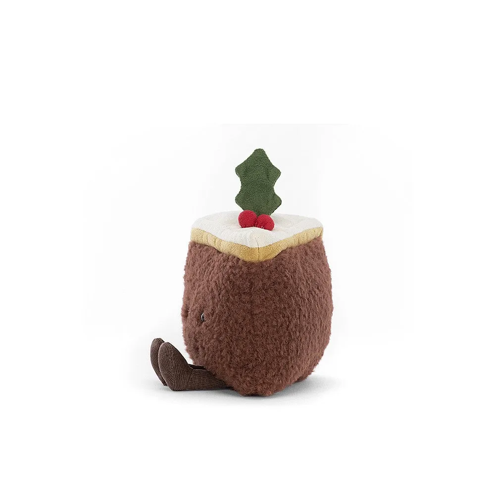Jellycat Soft Toy Amuseable Slice of Christmas Cake