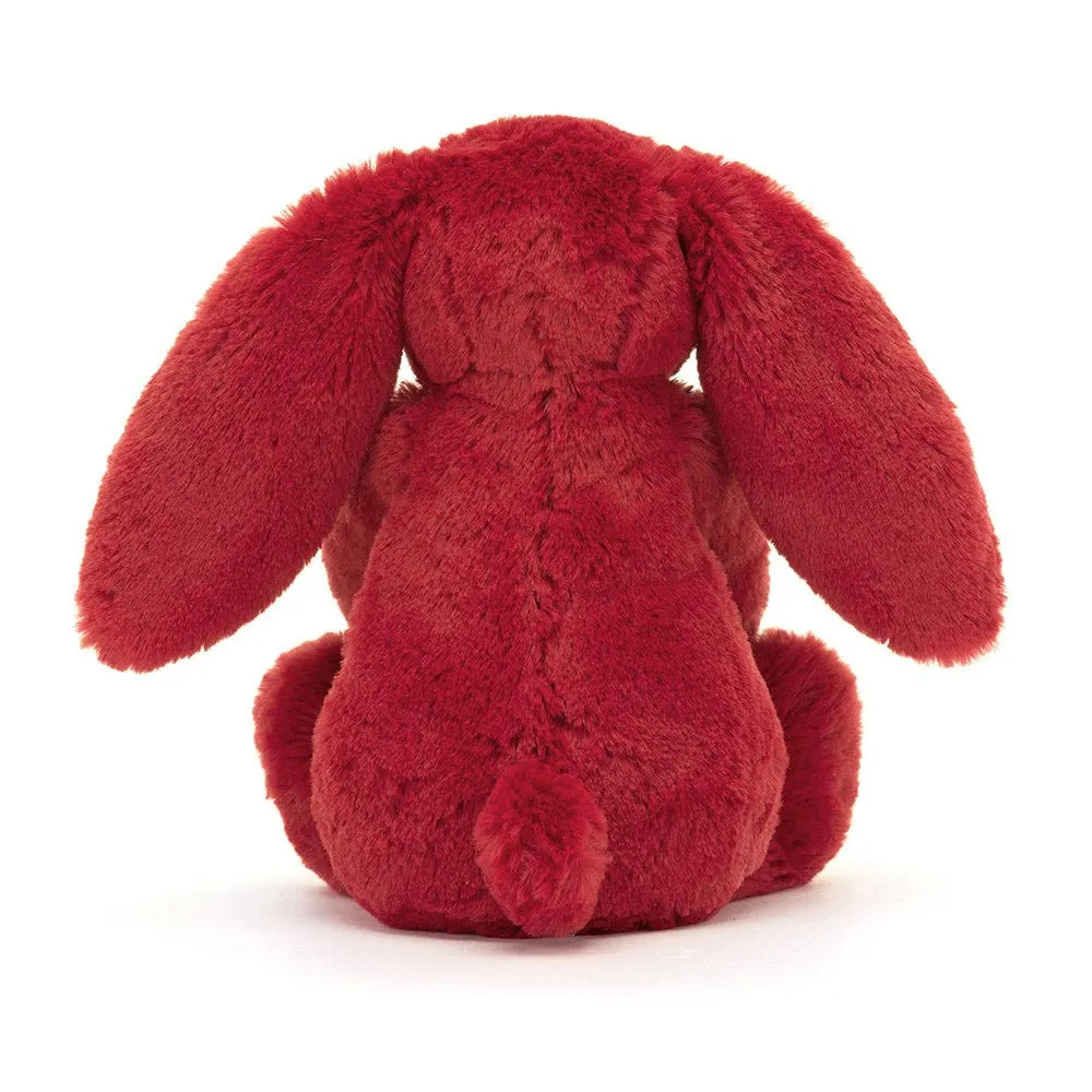 Jellycat Soft Toy Bashful Bunny Cranberry