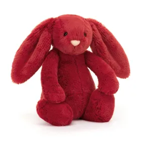 Jellycat Soft Toy Bashful Bunny Cranberry
