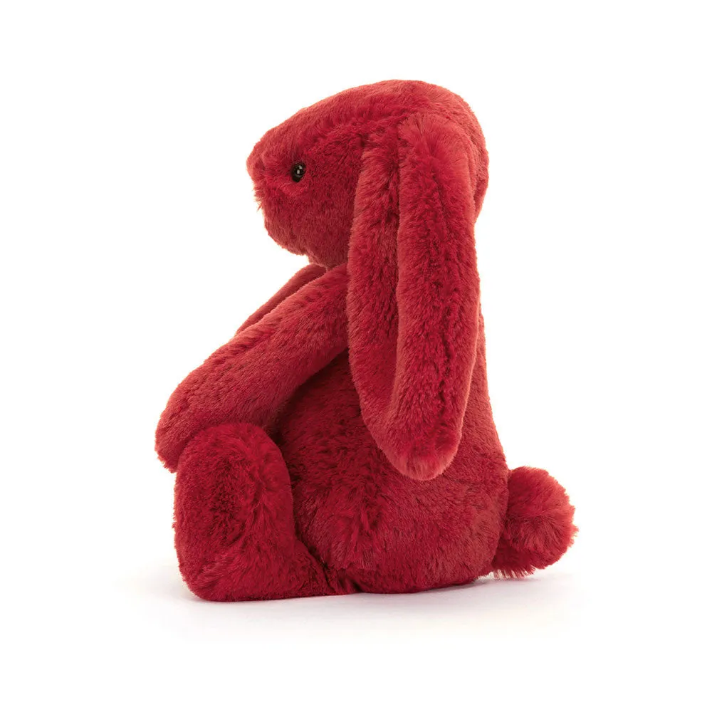 Jellycat Soft Toy Bashful Bunny Cranberry