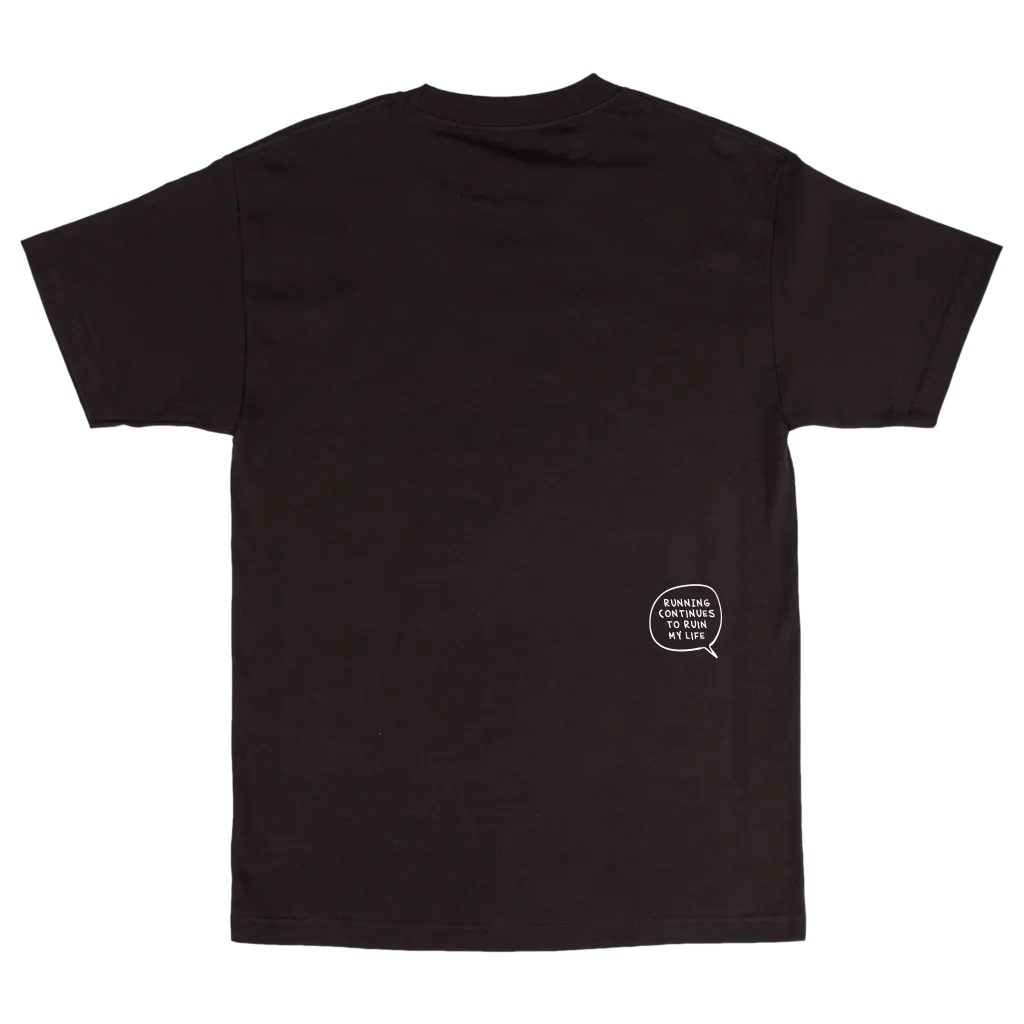 KRC CALVIN AND HOBBES T-SHIRT IN BLACK