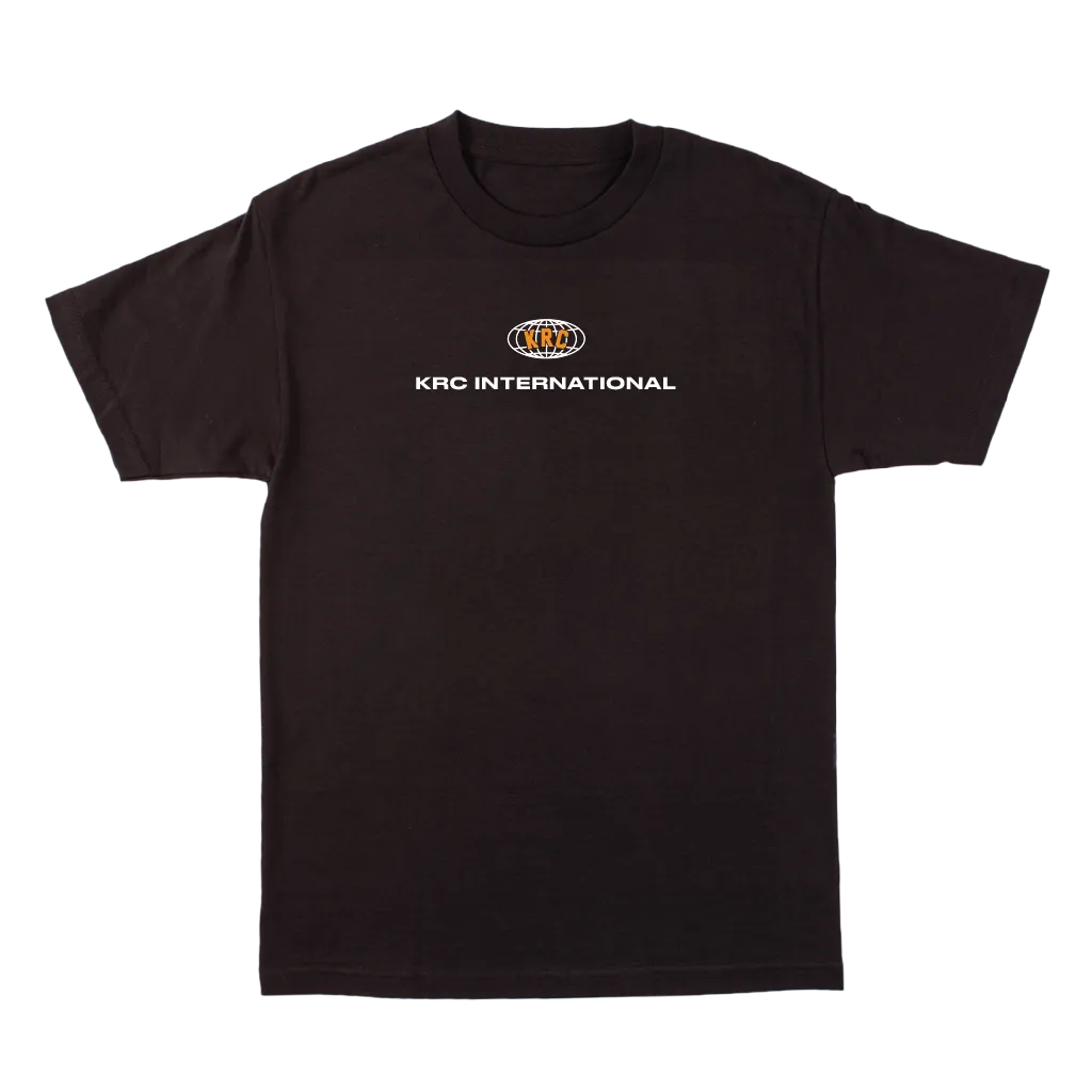 KRC INTL T-SHIRT IN BLACK