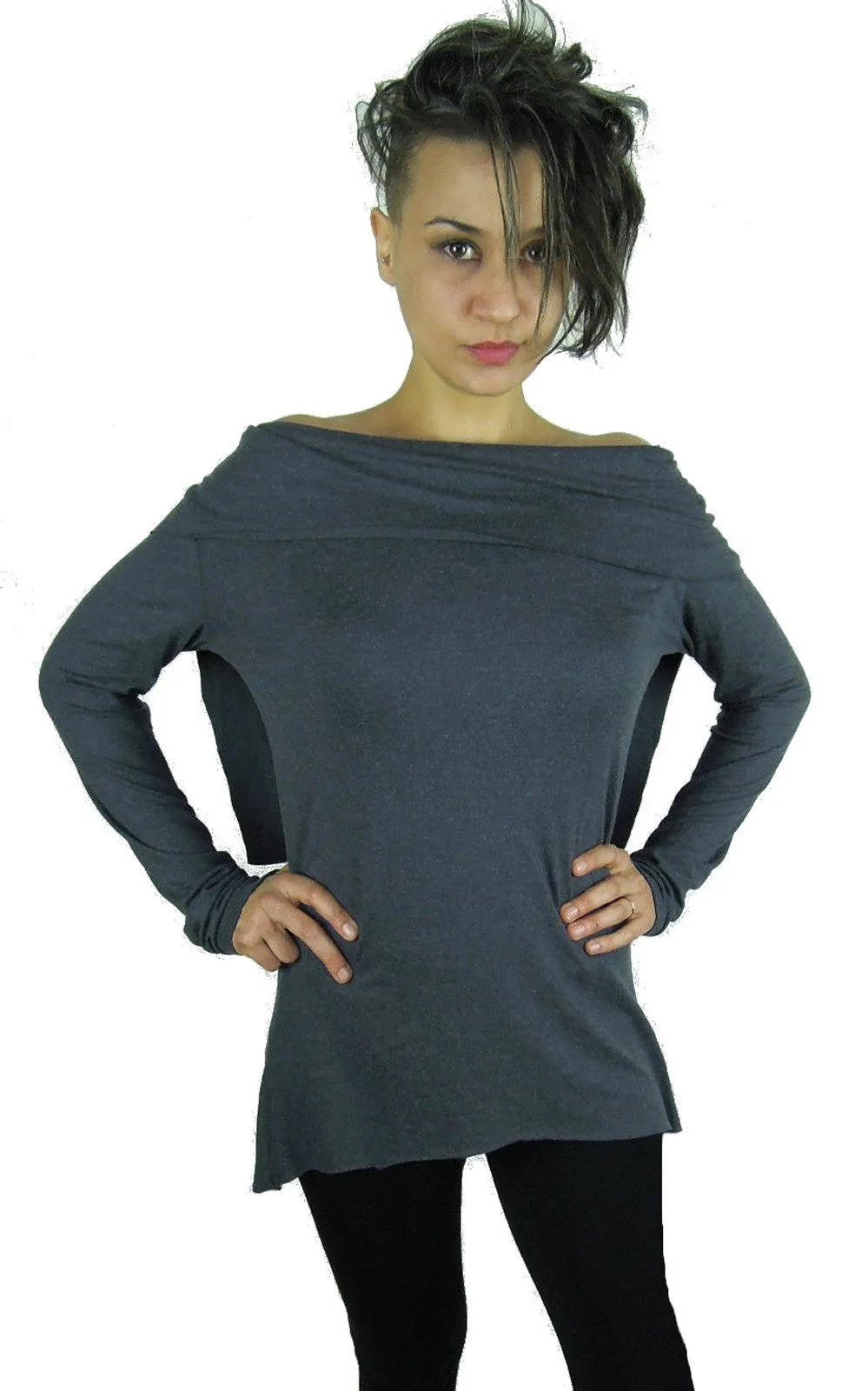 Long Sleeve Ruffle Tunic JUMPER