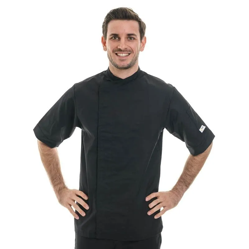 Manelli Plus Size Black Chef Coat - Manelli