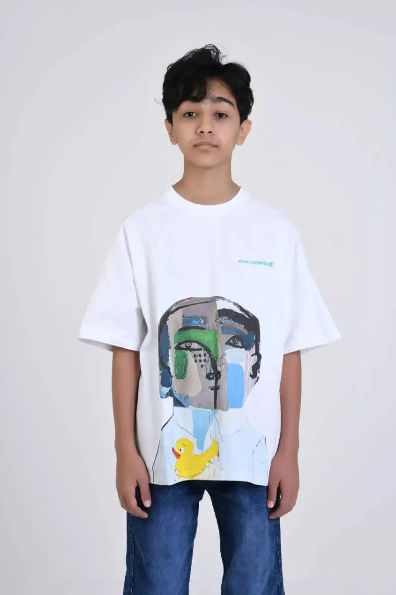 "DUCKY" Kids T-shirt - White