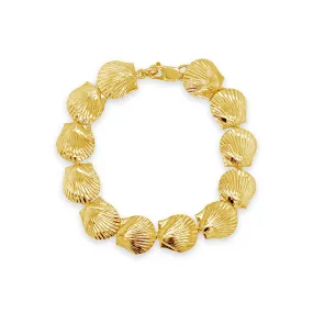 Scallop Shell Link Bracelet