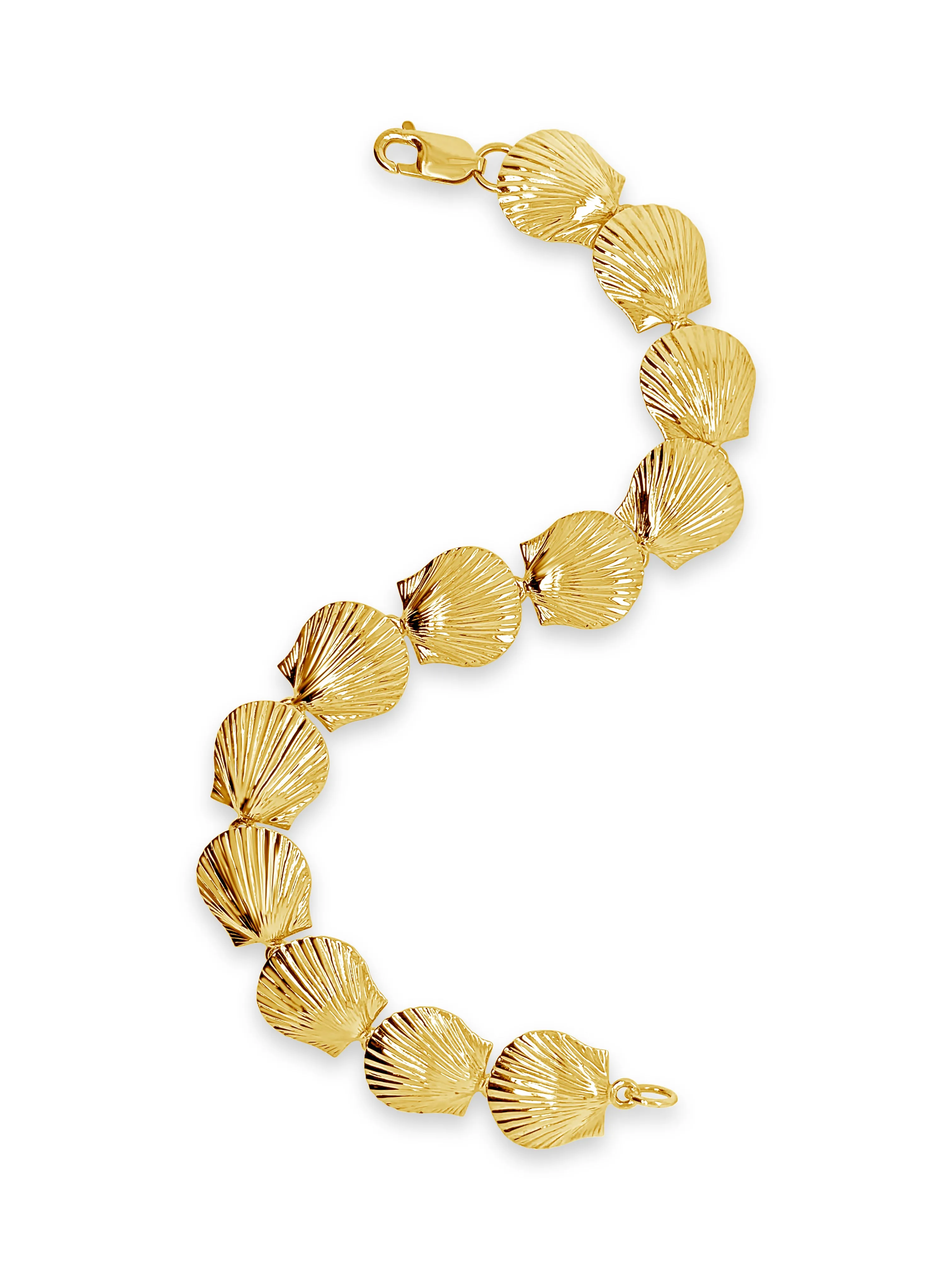 Scallop Shell Link Bracelet