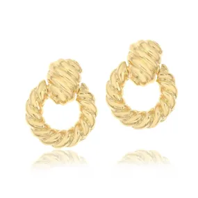 Textured Round Drop Earrings Textured Round Drop Earrings