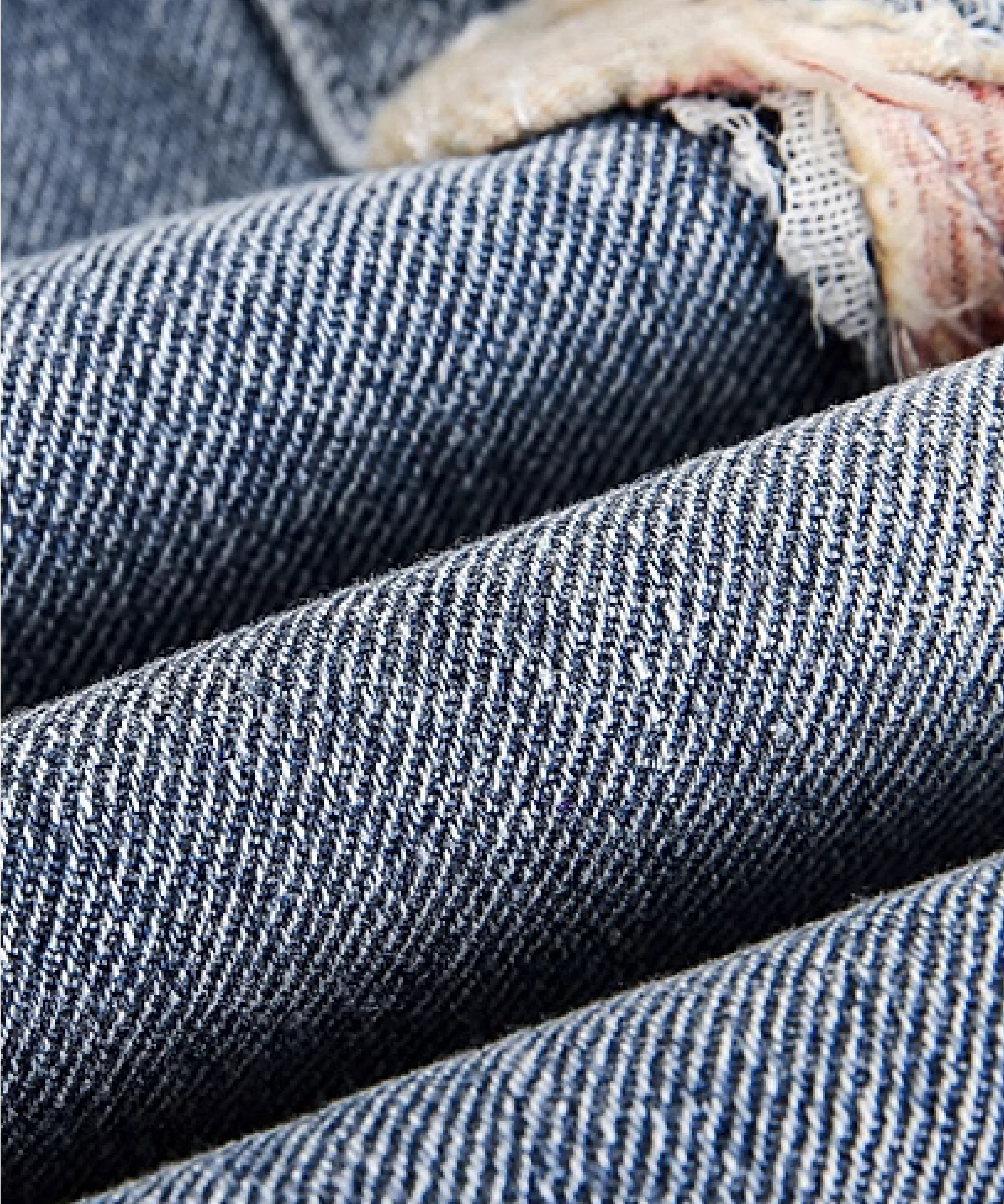 Unique Stitching Denim Pants