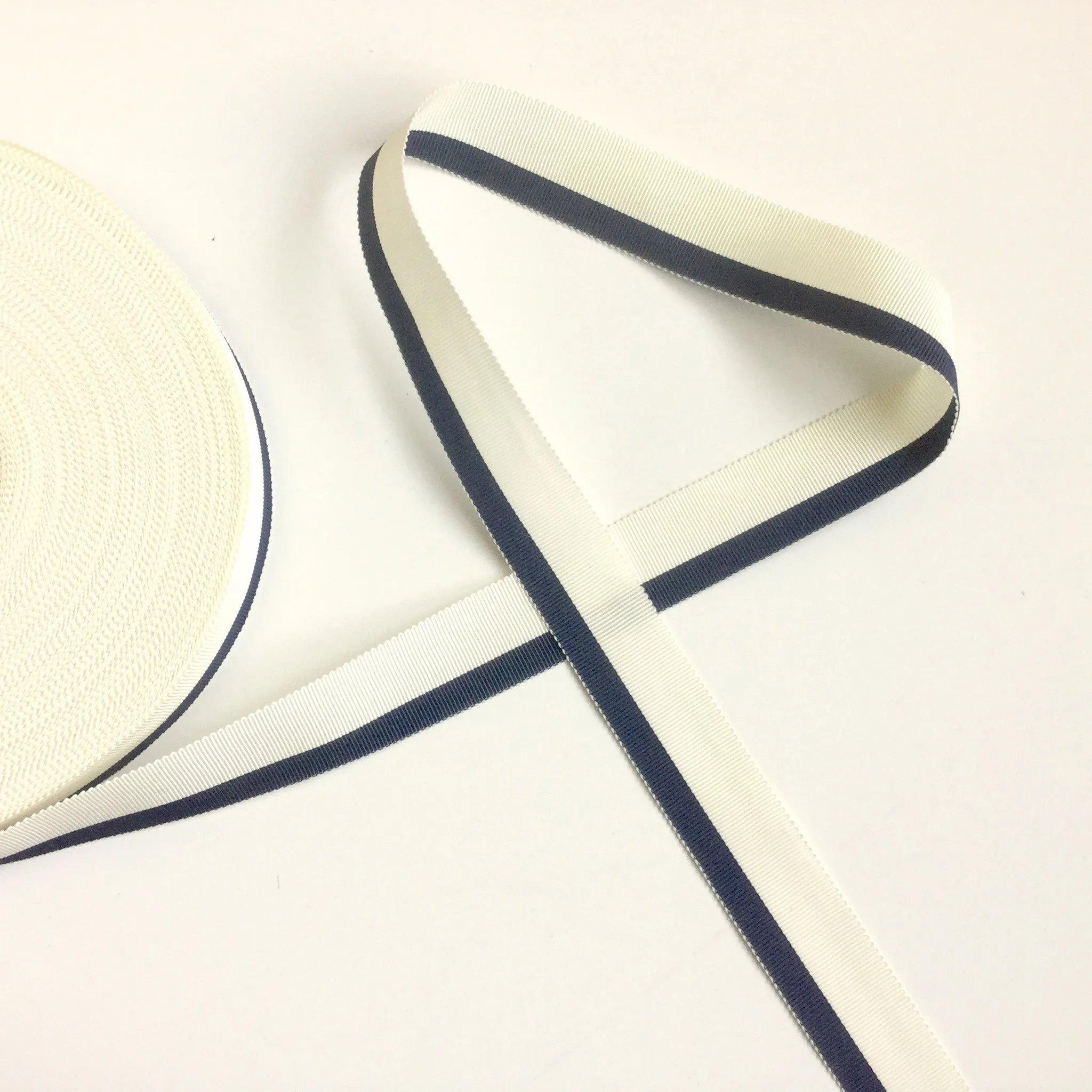 Vintage Striped Grosgrain Ribbon - Multiple Colorways