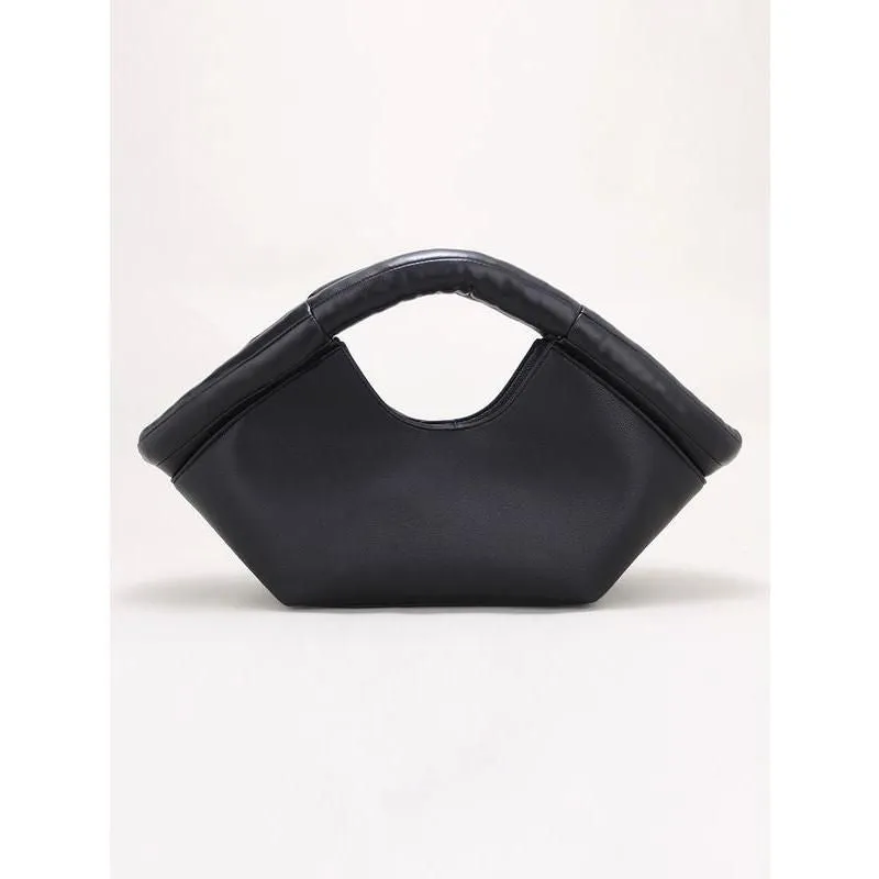 Women's Fashionable Vegan Leather Tote Shoulder Bag